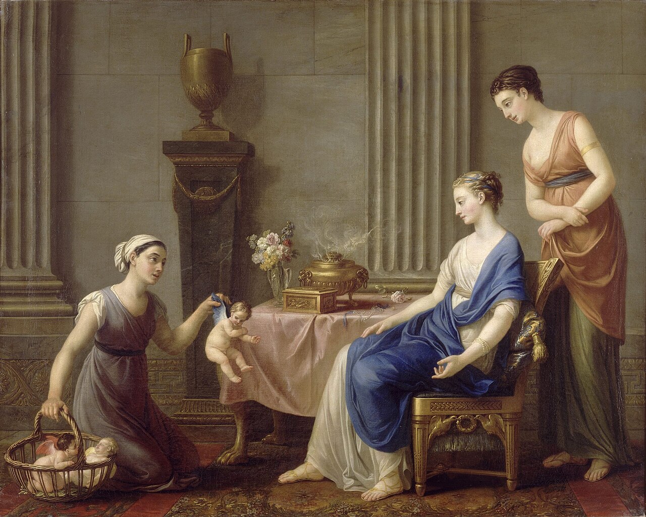 The Cupid Seller by Joseph-Marie Vien