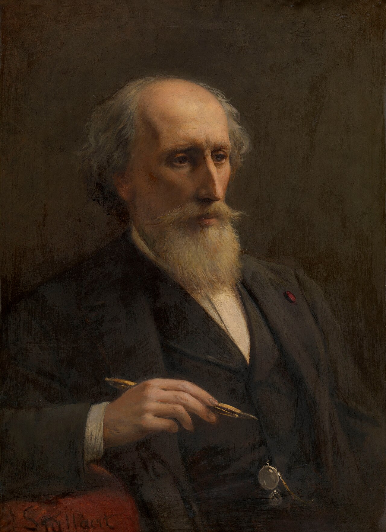 Self Portrait by Joseph Stallaert