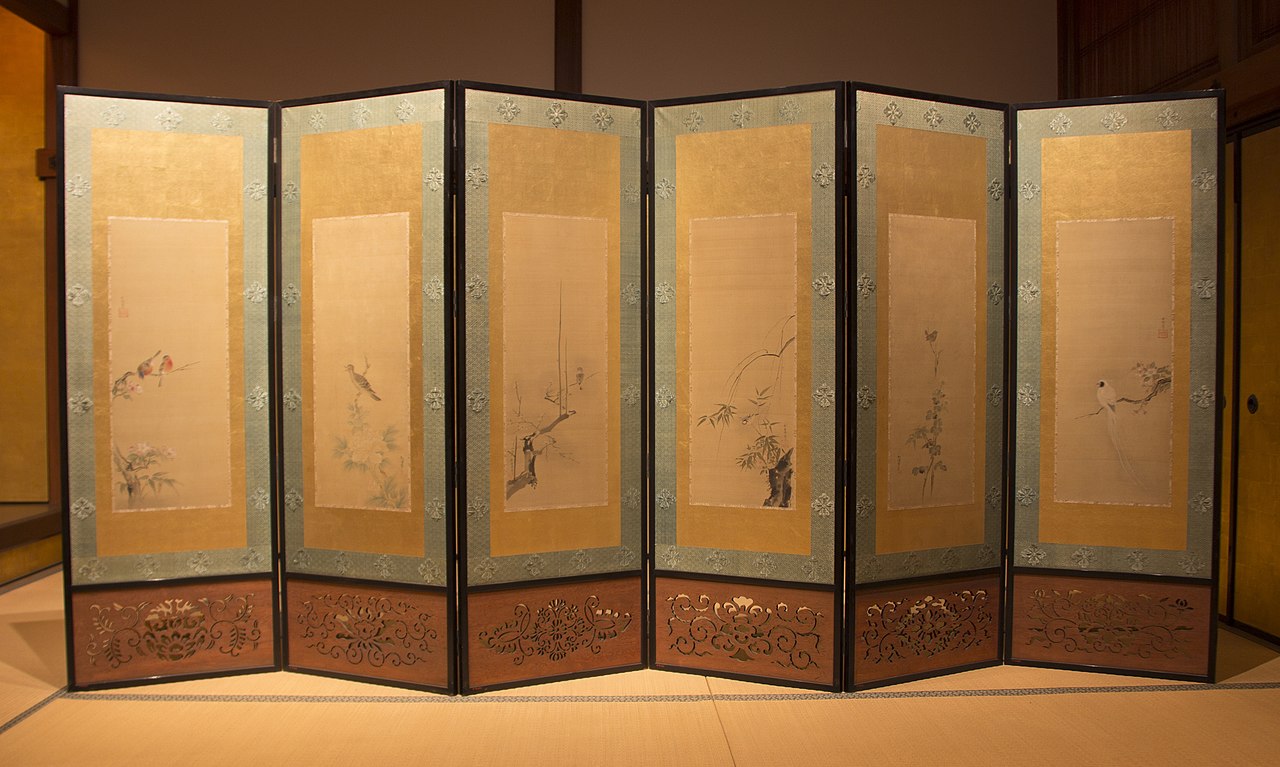 Birds and Flowers by Kiyohara Yukinobu