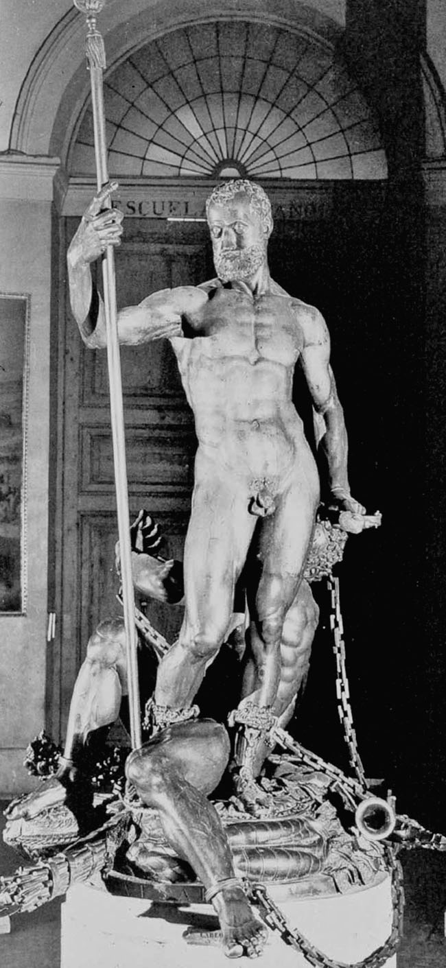 Charles V Vanquishes Fury by Leone Leoni