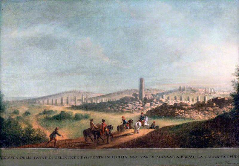 View of the Ruins of Selinunte  (6 of 6) by Luigi Mayer