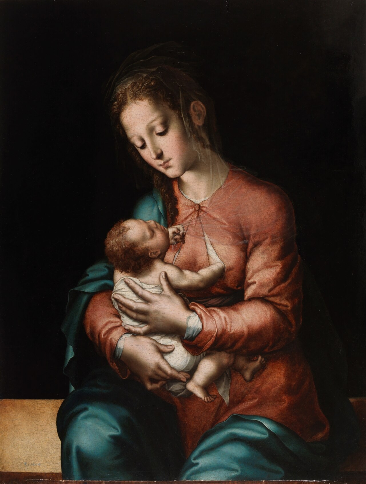 Nursing Madonna by Luis de Morales