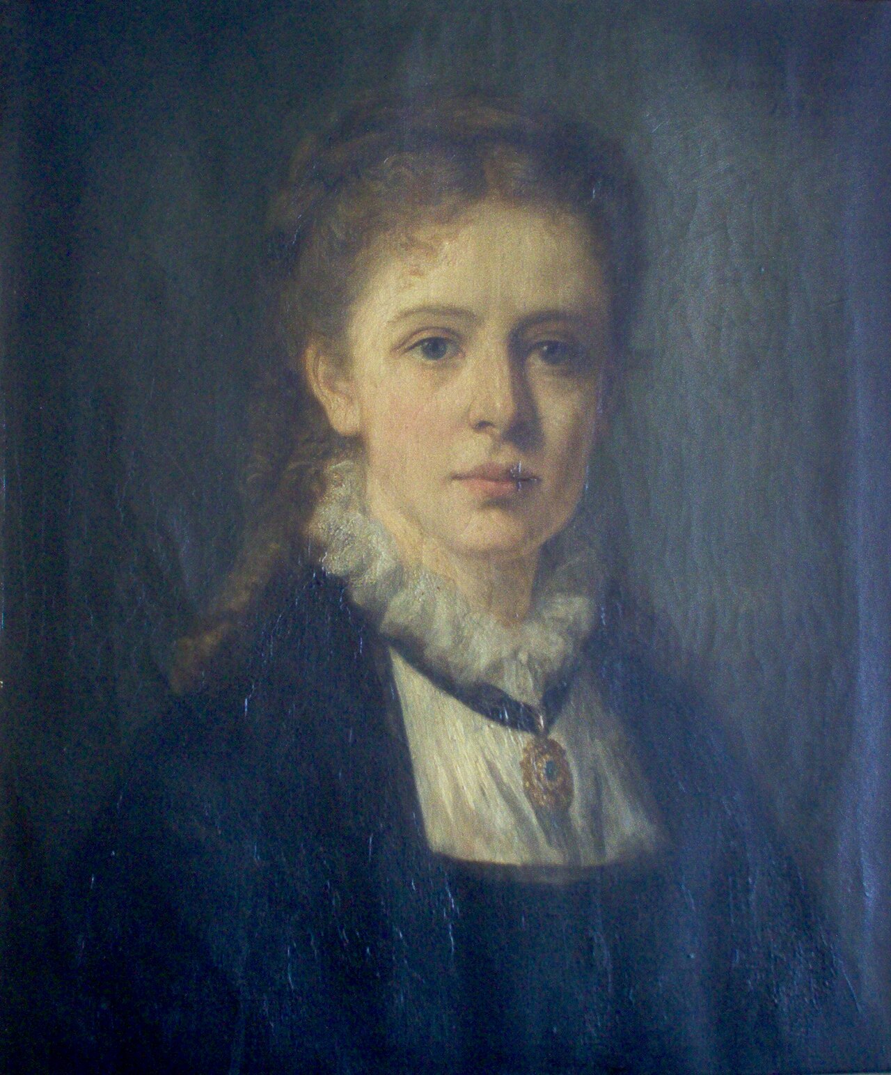 Self-portrait by Marie Adrien Lavieille