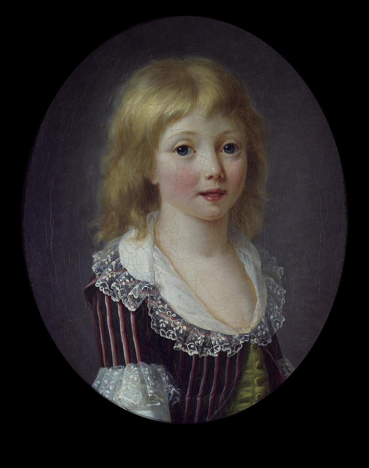 Portrait of a Child of the Comminges Family by Marie-Élisabeth Gabiou