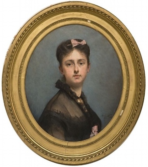 Self-portrait by Marie Joséphine Nicolas