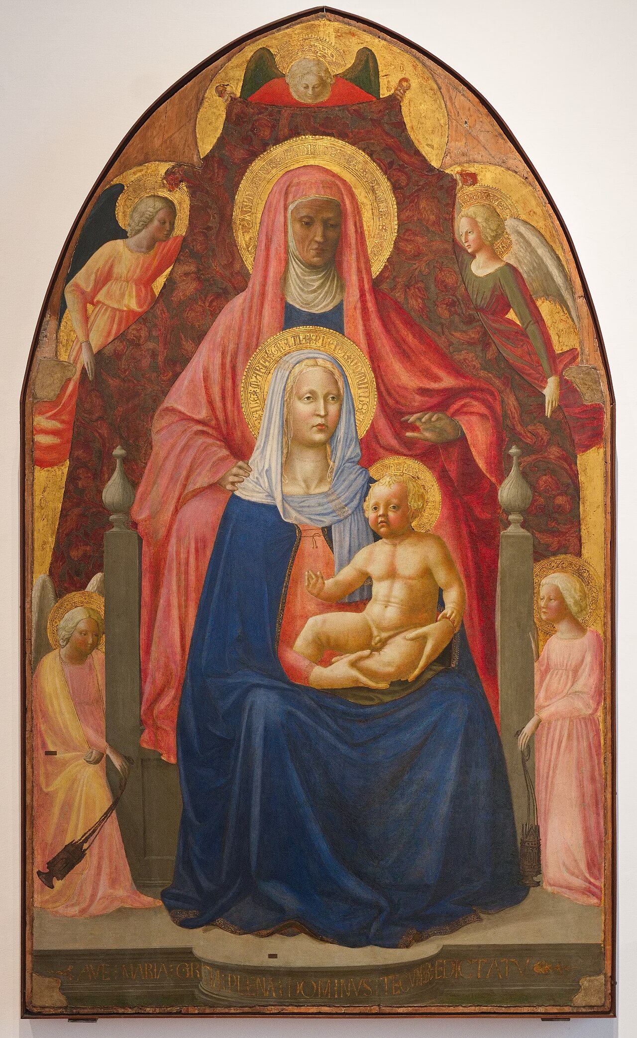 Virgin and Child with Saint Anne by Masaccio
