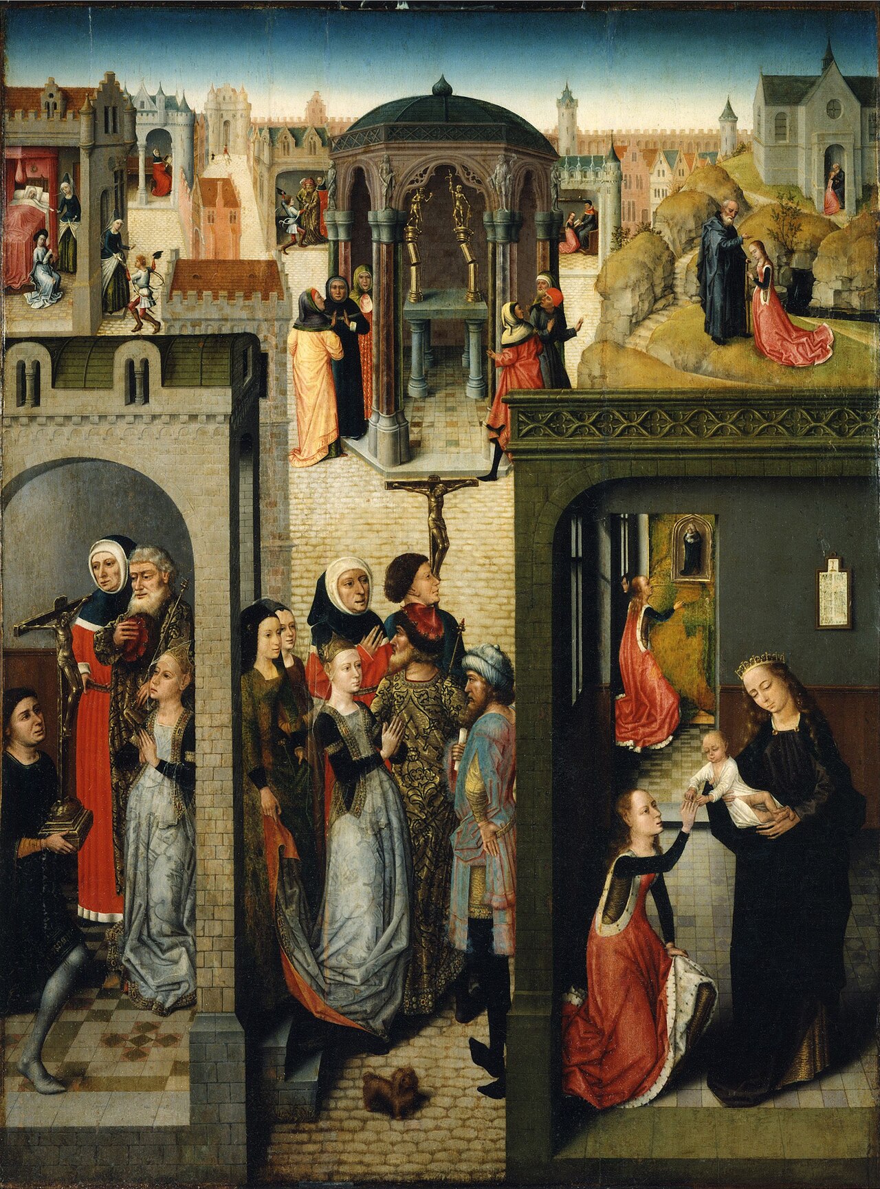 Episodes from the life of Saint Catherine by Master of the Legend of Saint Catherine