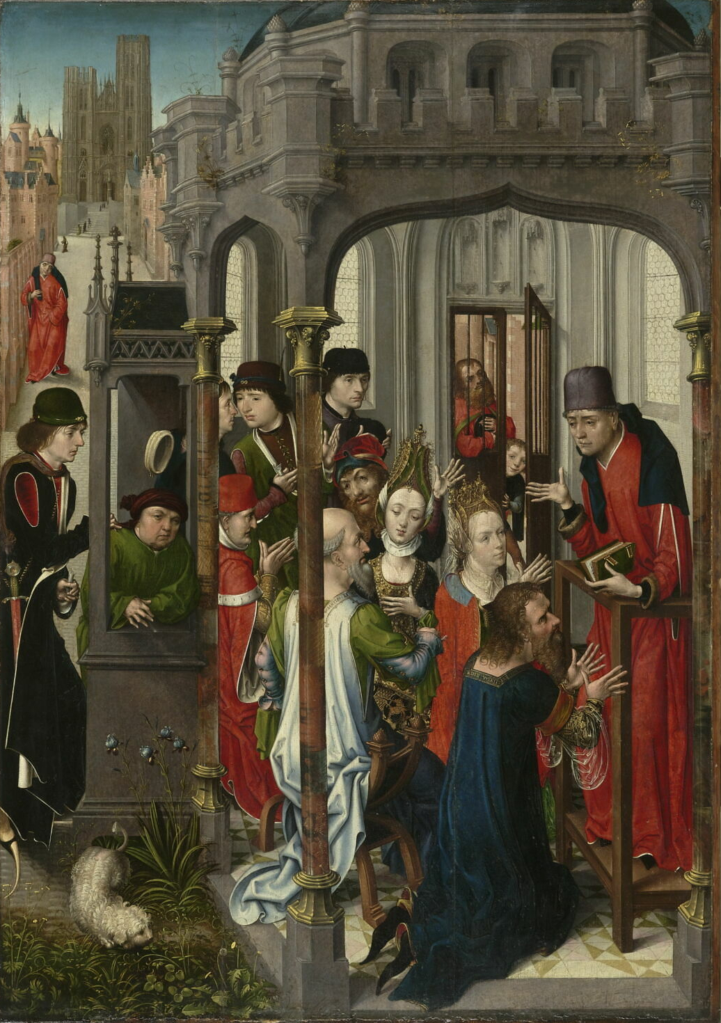 Portrait of Master of the View of Saint Gudula