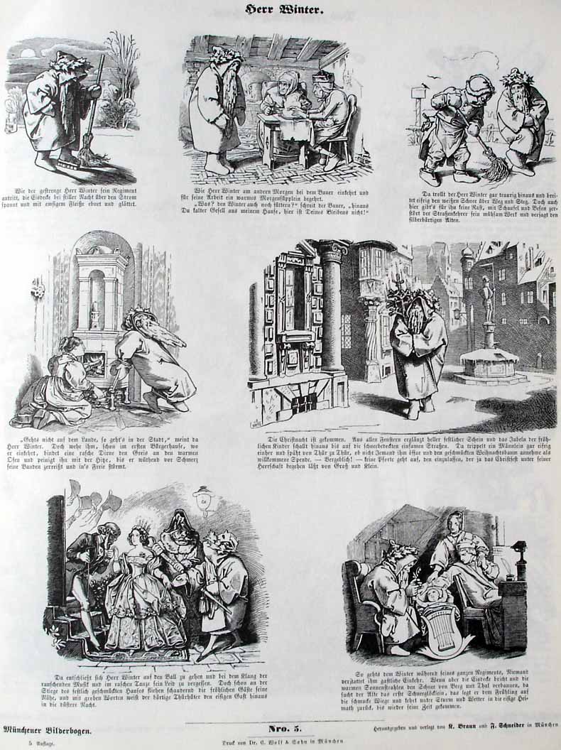 Münchener Bilderbogen by Moritz von Schwind