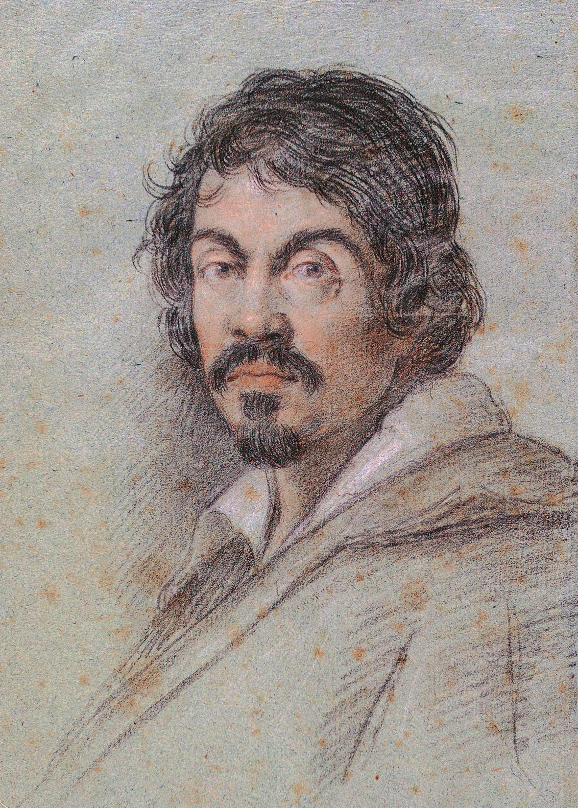 Portrait of Caravaggio by Ottavio Leoni