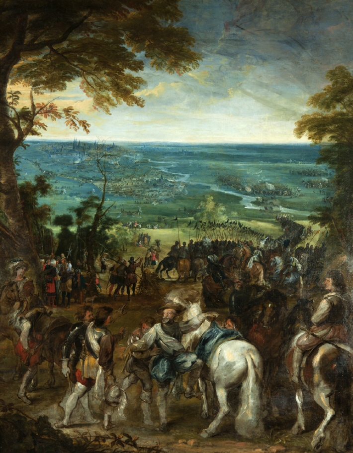 Henry IV at the siege of Amiens by Peter Snayers