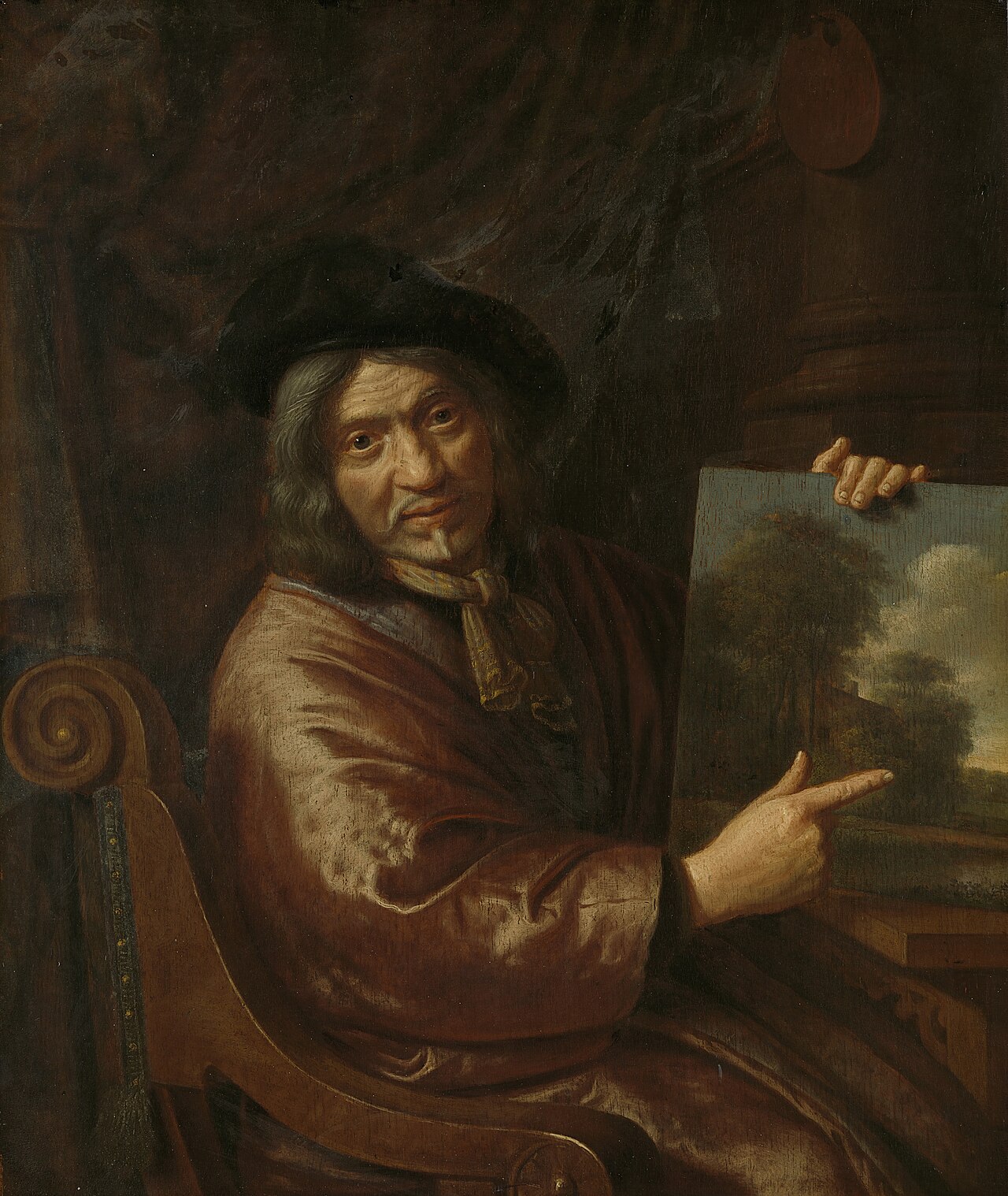 Self portrait by Pieter van Asch