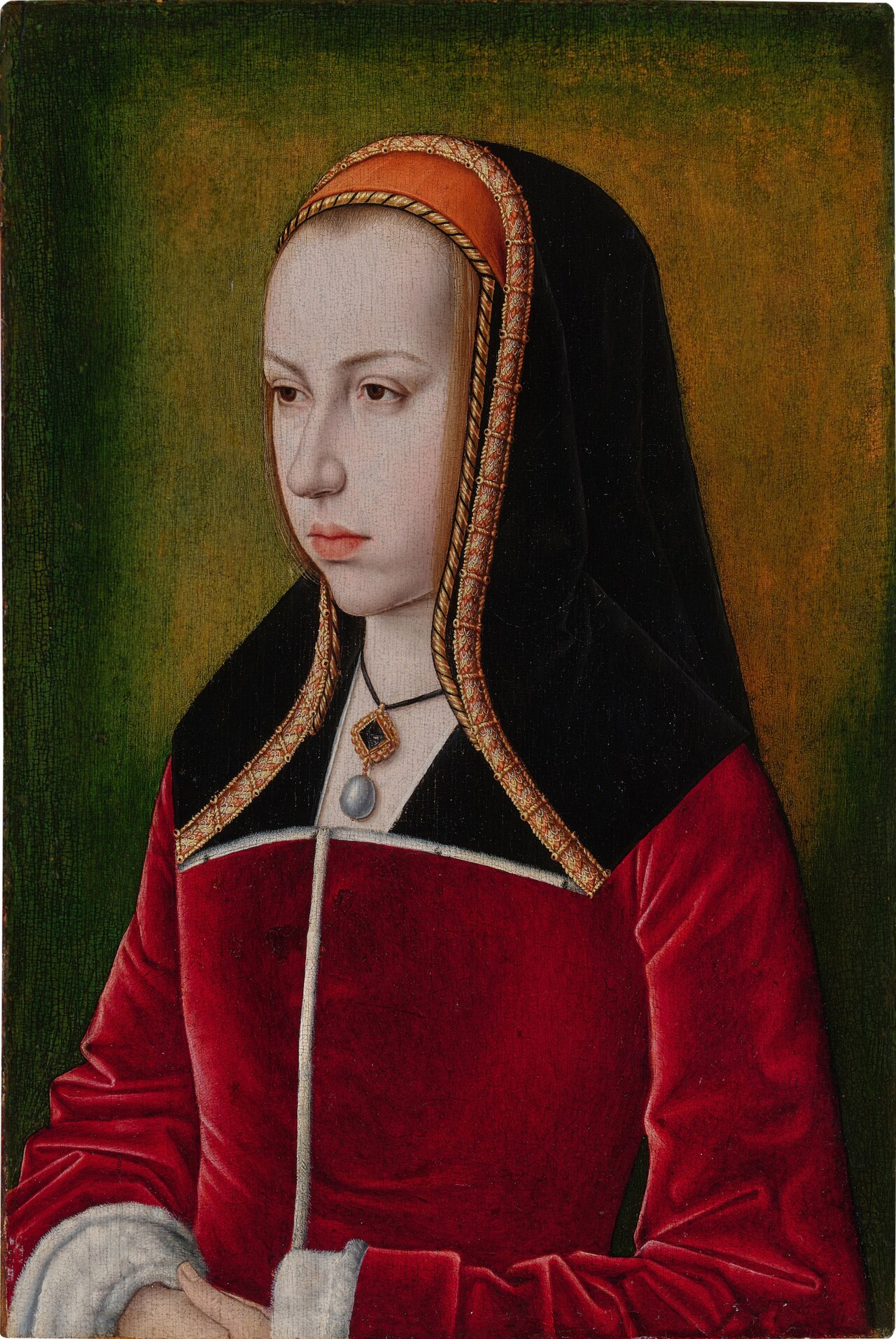 Portrait of Margaret of Austria by Pieter van Coninxloo