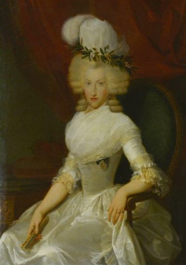 Portrait of  Luisa of Naples and Sicily by Pietro Benvenuti