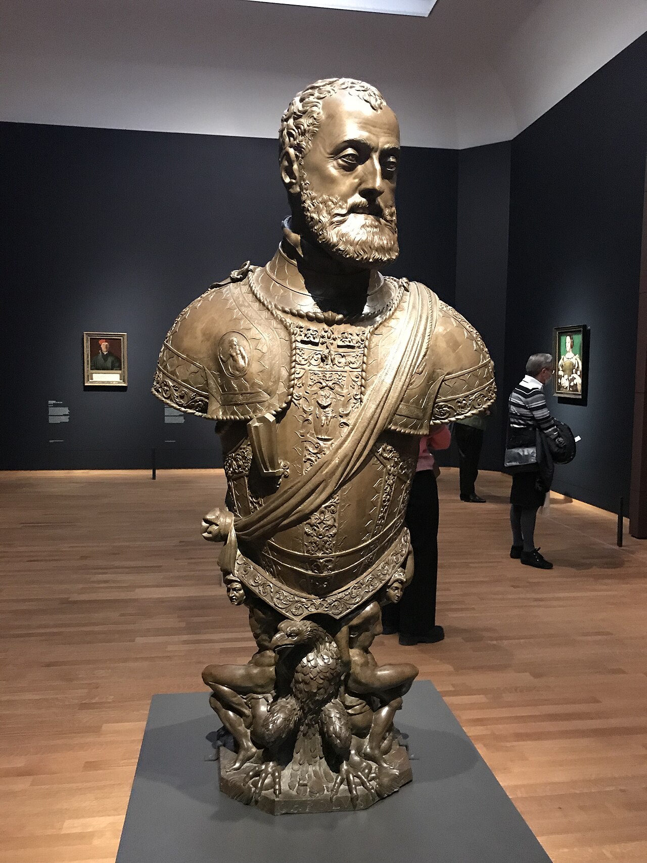 Bust of Charles V by Pompeo Leoni