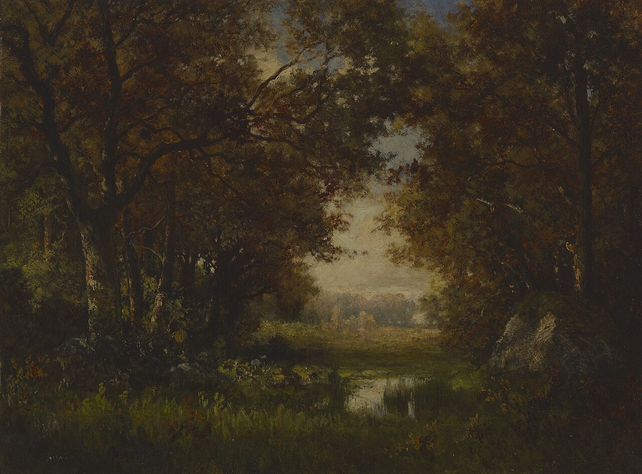 Scene in the Forest of Fontainebleau by Robert Crannell Minor