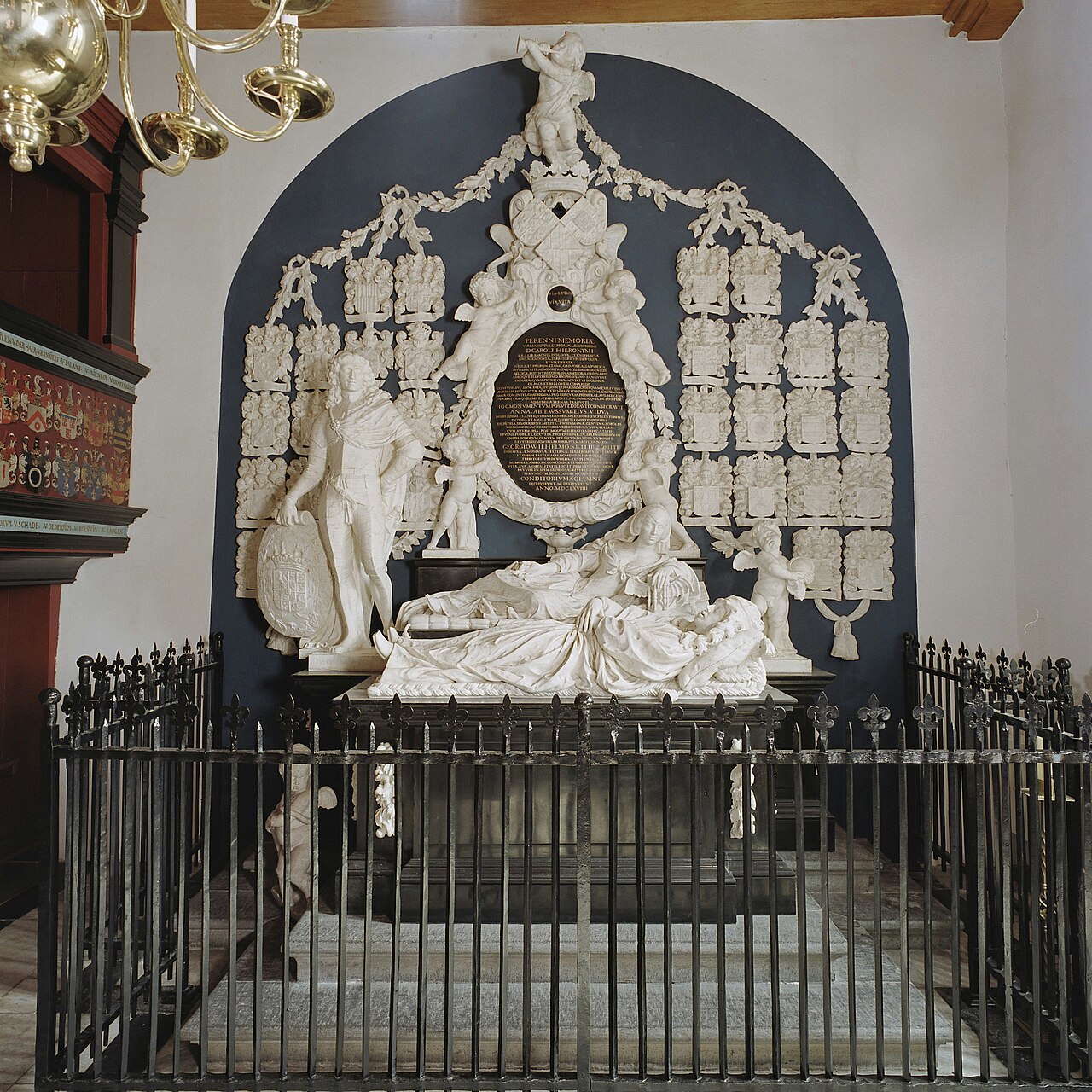 Grave monument Van In- en Kniphuisen by Rombout Verhulst