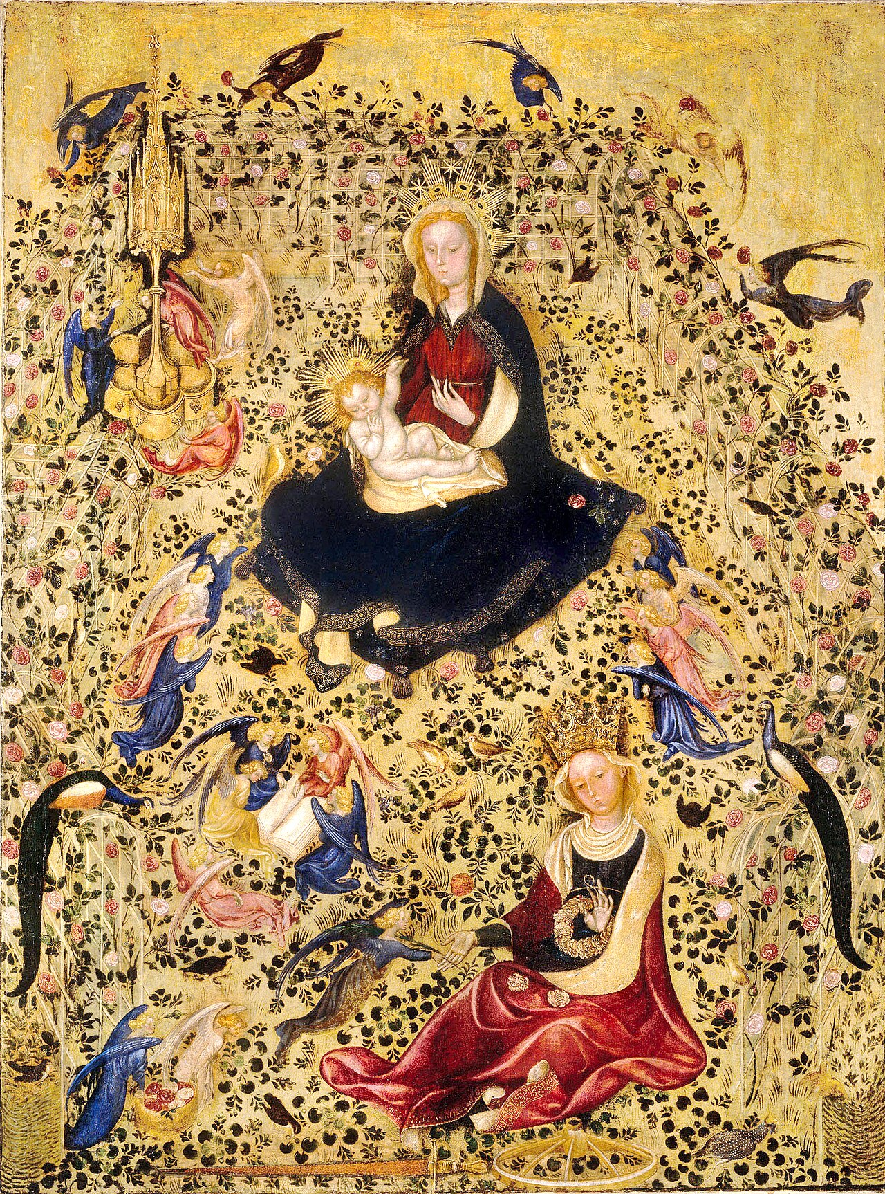 Madonna of the Rose Garden by Stefano da Verona