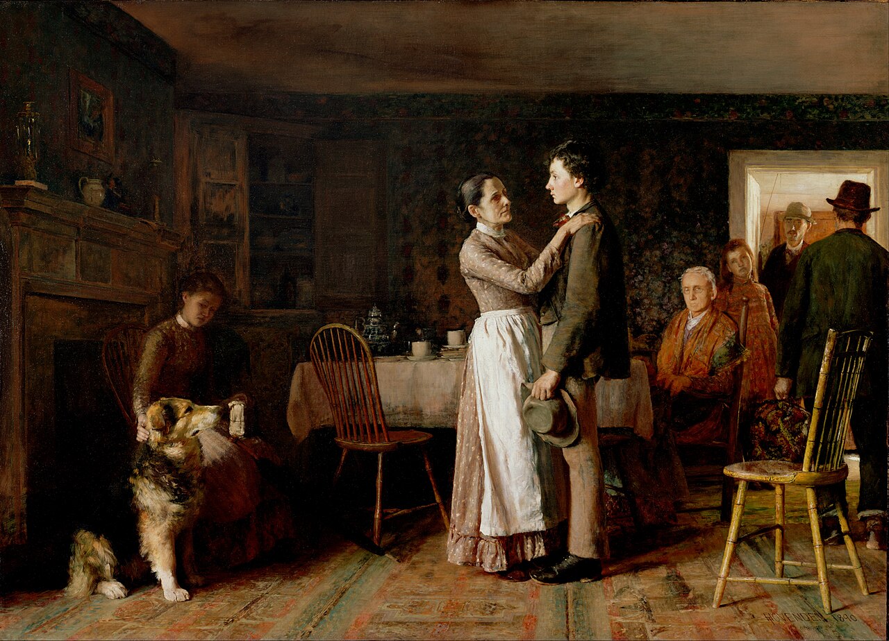 Breaking Home Ties by Thomas Hovenden