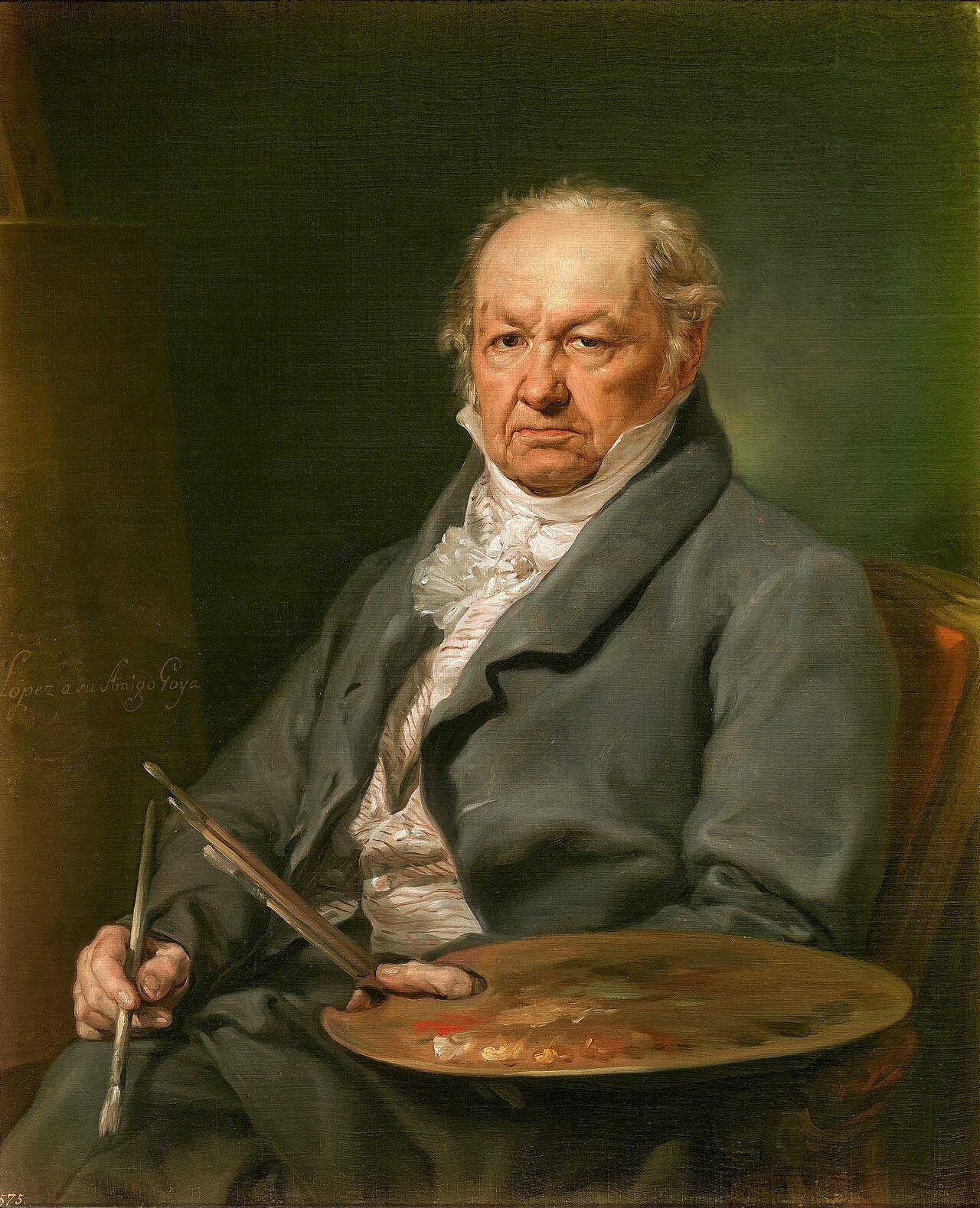The Painter Francisco Goya by Vicente López Portaña